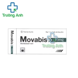 Movabis 10mg Pymepharco - Thuốc điều trị hỗ trợ bệnh hen mạn tính